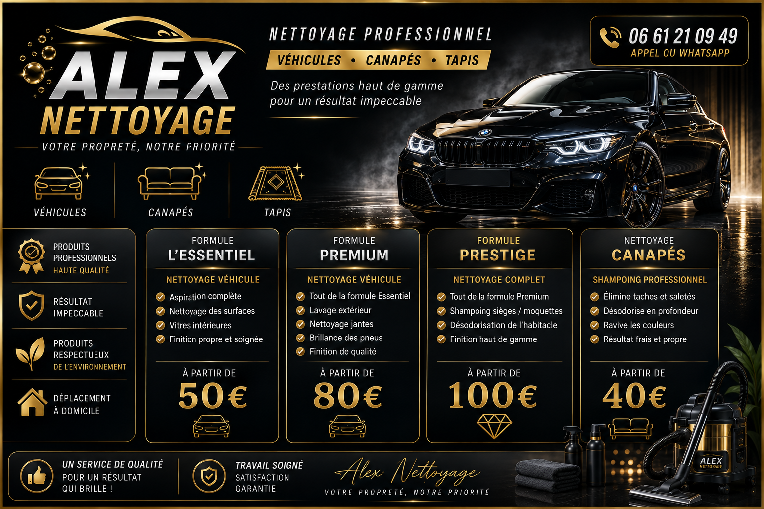Flyer tarifs Alex Nettoyage